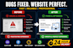 fix PHP, HTML, CSS, and javascript bugs quickly