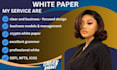 do crypto white paper, company profile, blockchain