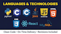 do your coding tasks games and projects in cpp python and java