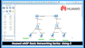 design huawei enterprise network topology on ensp simulator