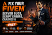 fix your fivem server bugs, script errors, crashes and optimize performance fast