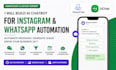 create manychat ai chatbot uchat for whatsapp instagram API automation chatbot