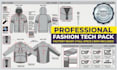 create fashion tech pack clothing tech pack technical sketch