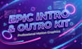 design cinematic intro outro with motion graphics