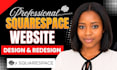 build squrespace website design or redesign squarespace website