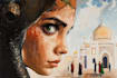 create oil painting illustration with balanced lighting