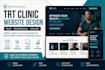 do trt clinic website design, peptide website, telehealth healthcare website
