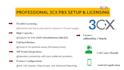 offer 3cx pbx license monthly and yearly with complete setup