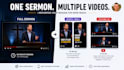 repurpose your sermon into youtube clips, shorts, and reels