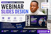 create high converting webinar slides for your webinar presentation