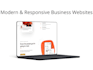 build a responsive business website with ai technology