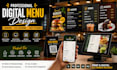 design restaurant menu, food menu and digital menu