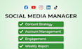 be your social media manager, content strategist, content creator