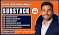 setup substack account design substack newsletter manage substack post