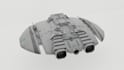 create a detailed 3d spaceship model for games or animations