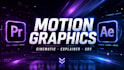 create cinematic motion graphics, explainer videos, logo animation