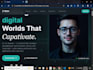 create a responsive react landing page website