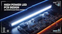 design high power led light bar pcb, driver and electrical system