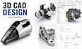 do 3d cad design, 3d product modeling, rendering industrial design in solidworks