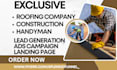 generate roofing construction handyman renovation leads build roofing website