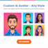 create realistic and stylized ai avatars for you