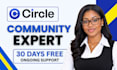 circle so online community setup circle so online course and circle so website