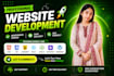 build a modern business website with custom web design
