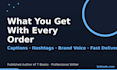 write engaging social media captions for instagram, tiktok and facebook