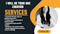 be your ugc video creator for your brand