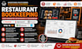 do restaurant bookkeeping using toast lightspeed square in qb xero