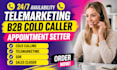 cold caller appointment setter telemarketing sales closer b2bsales sdr