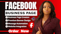 create and setup facebook business page