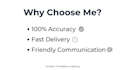 do accurate data entry and internet research