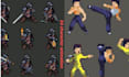 do 2d pixel art sprite sheet character 8 bit 16 bit 32 bit character animation