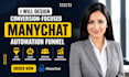 create manychat chatbot automation for sales and engagement