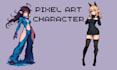 do nsfw pixel art character animation pixel character design sprite sheet