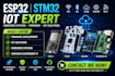 develop esp32 stm32 firmware and iot embedded systems solutions