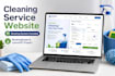 create cleaning service website with bookingkoala, launch27 booking system