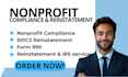 fix nonprofit compliance issues and handle reinstatement