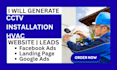 generate cctv and security system leads with high converting website