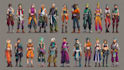 unique 2d game characters