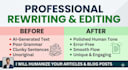 rewrite and edit your articles