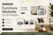 design modern furniture ecommerce website UI UX