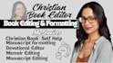 edit christian novel line editing, proofread self help memoir manuscript