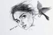 draw ink and pencil illustration for you