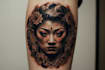 make a tattoo design in japanese style