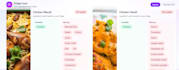 develop a recipe finder website using python django