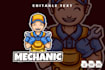 do professional creative plumber, handyman logo