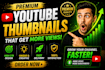 do youtube thumbnails, cover pictuers