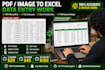 do professional data entry and web research for you